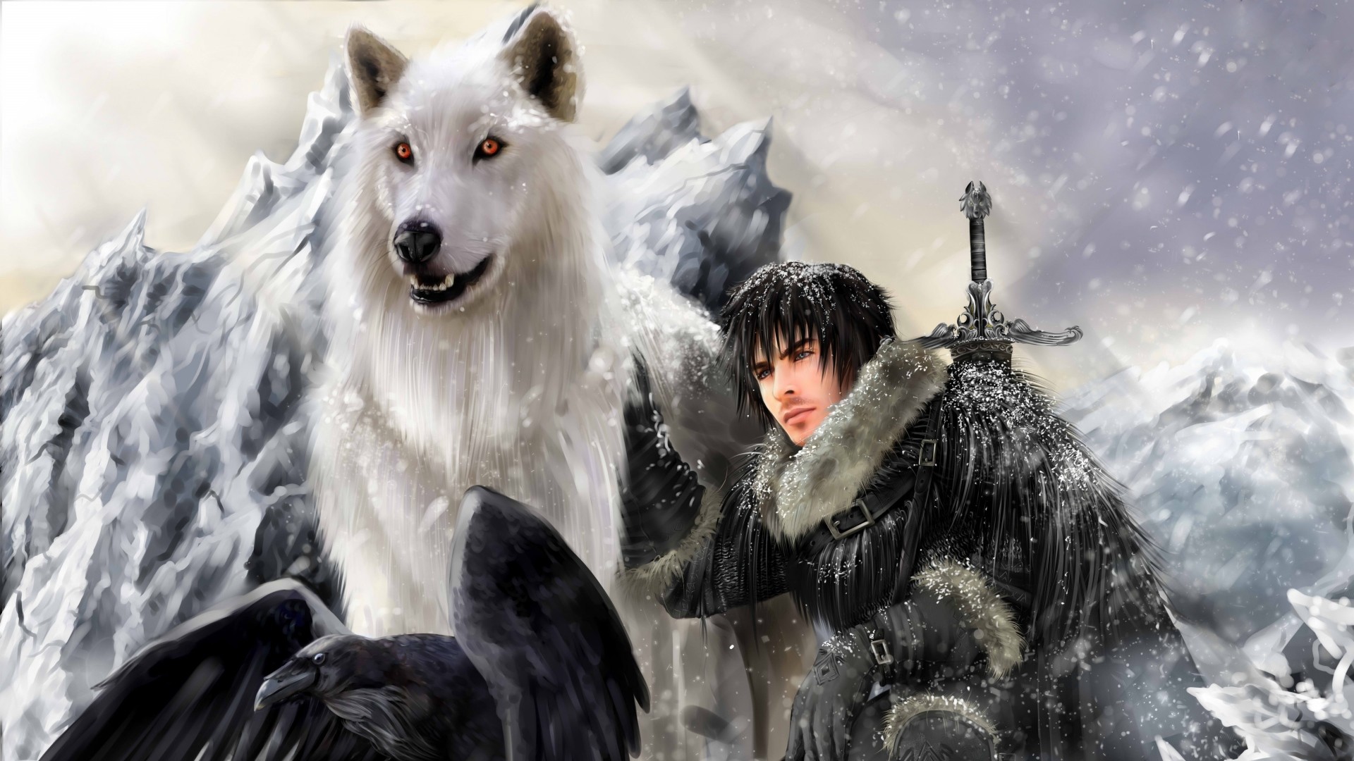 Wallpaper the song of ice and fire, game of thrones, jon snow,