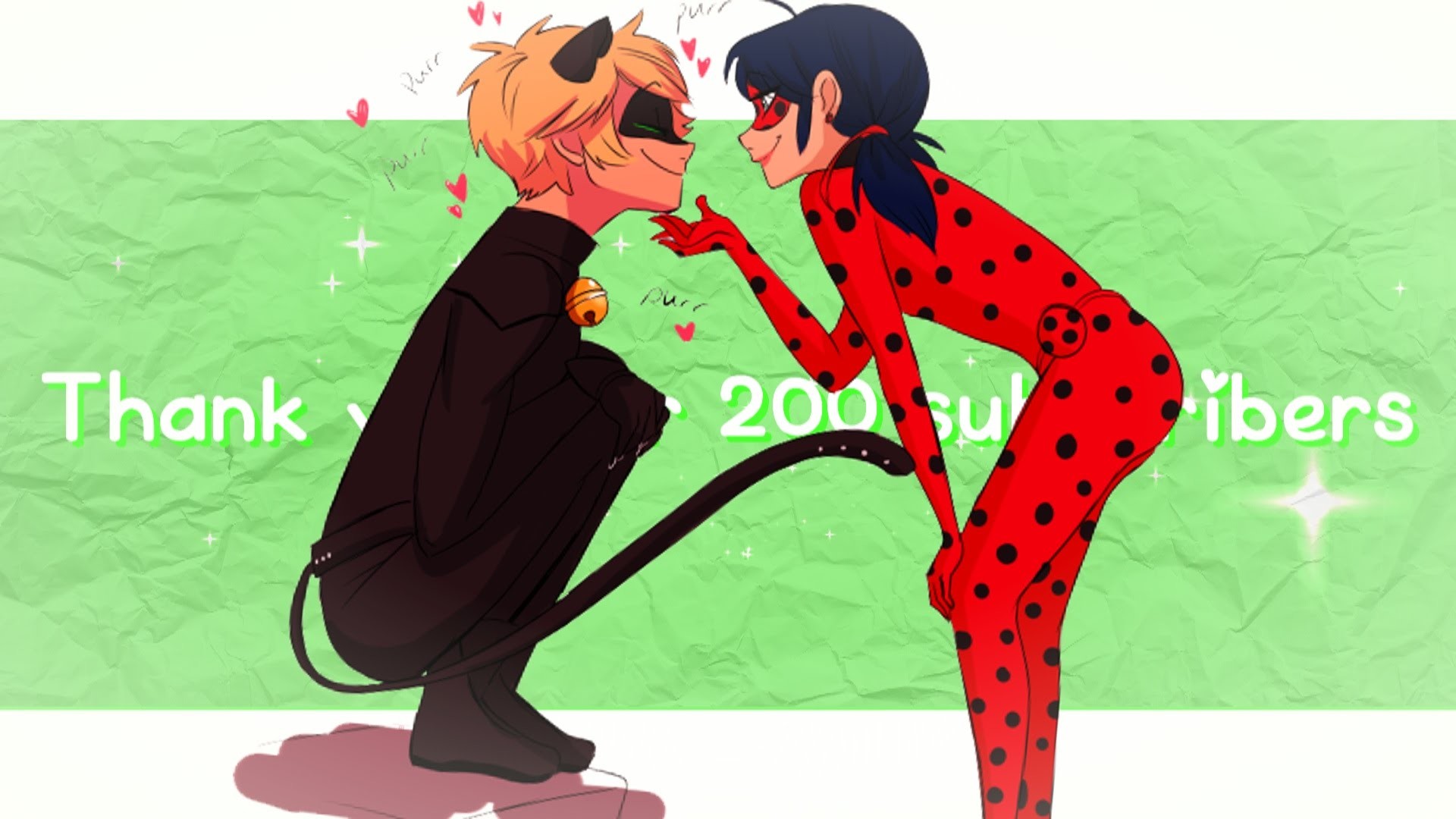 Miraculous Chat noir x Ladybug / / / Thank you for 200 subscribers – YouTube
