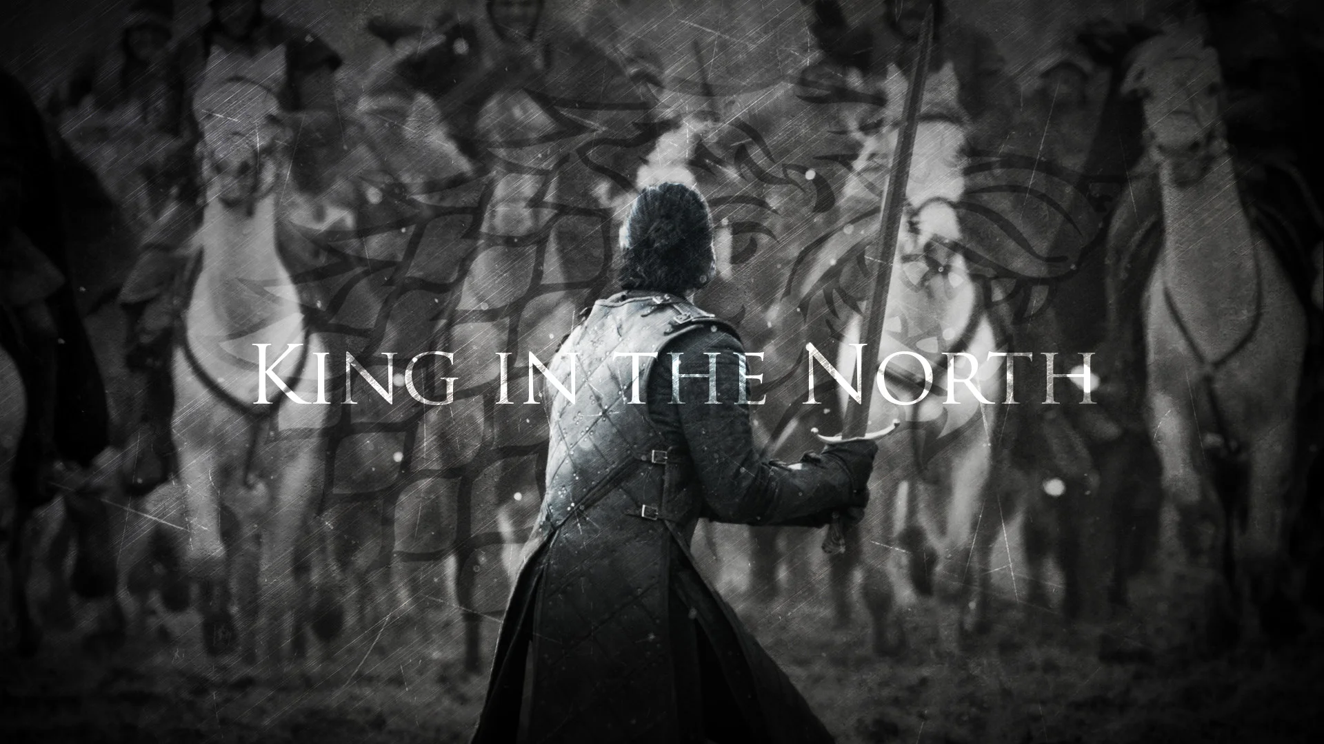 King in the North Jon Snow Game of Thrones by TaigaLife