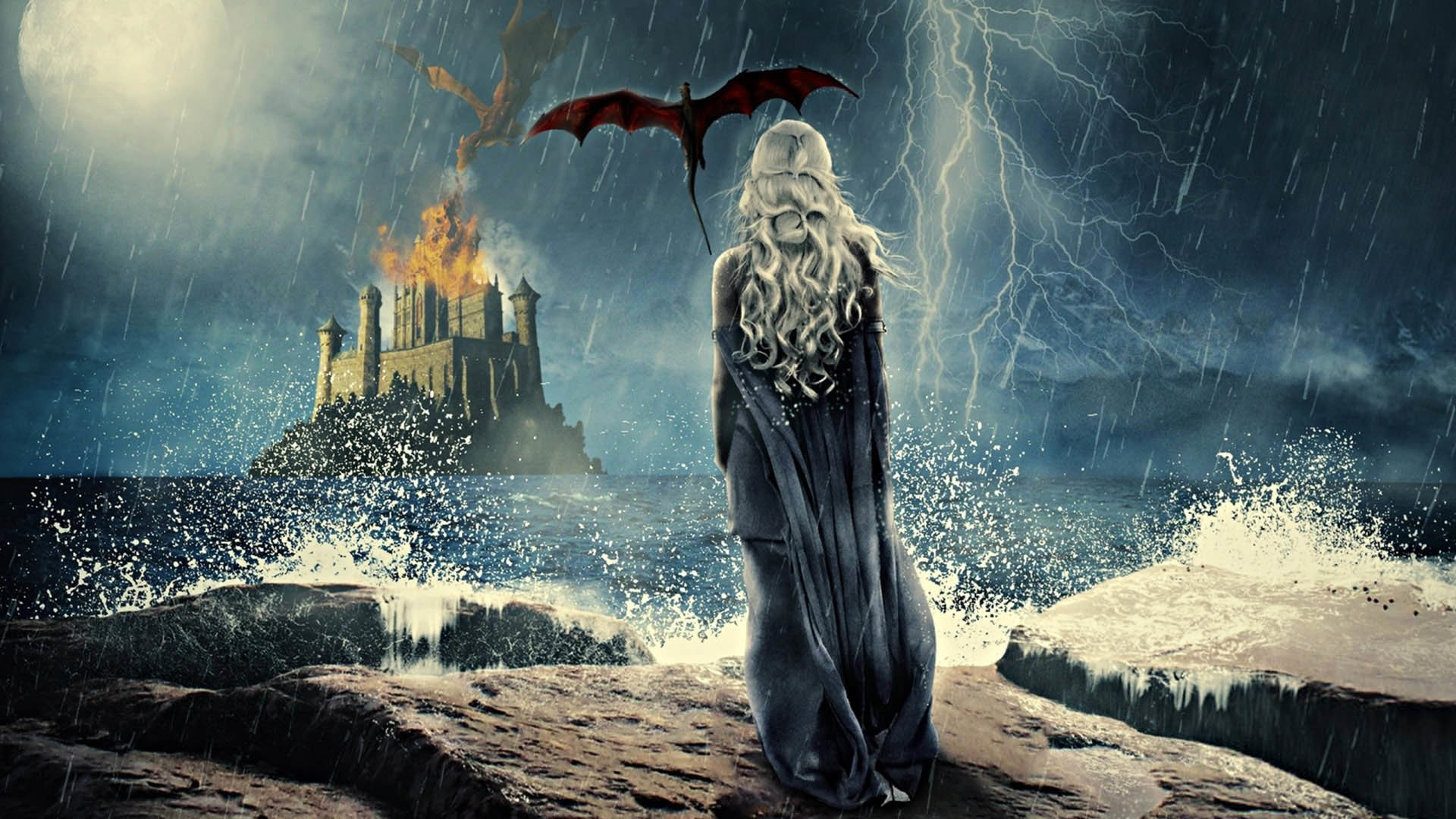 Game of Thrones Daenerys Targaryen Artwork wallpaper