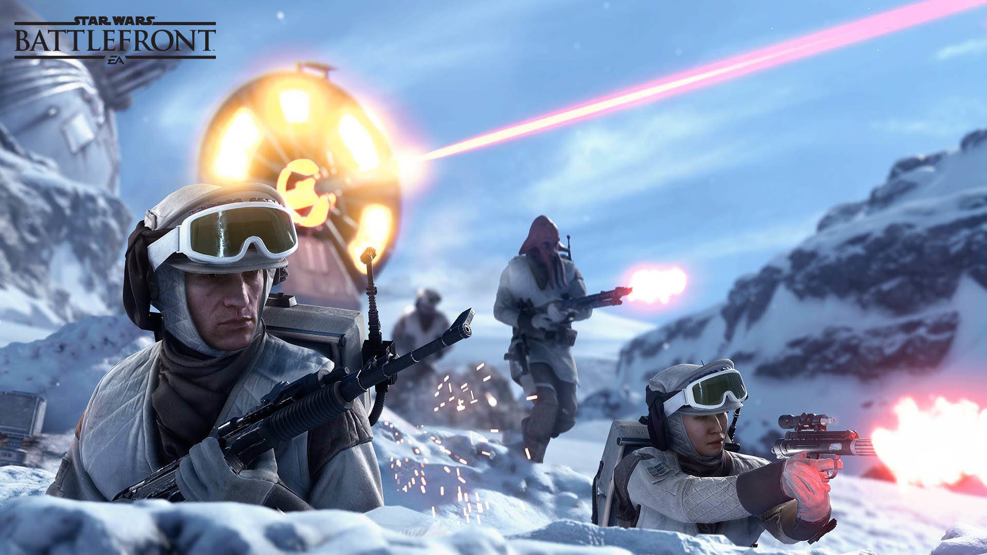 Rebel Soldiers defending – Star Wars Battlefront wallpaper