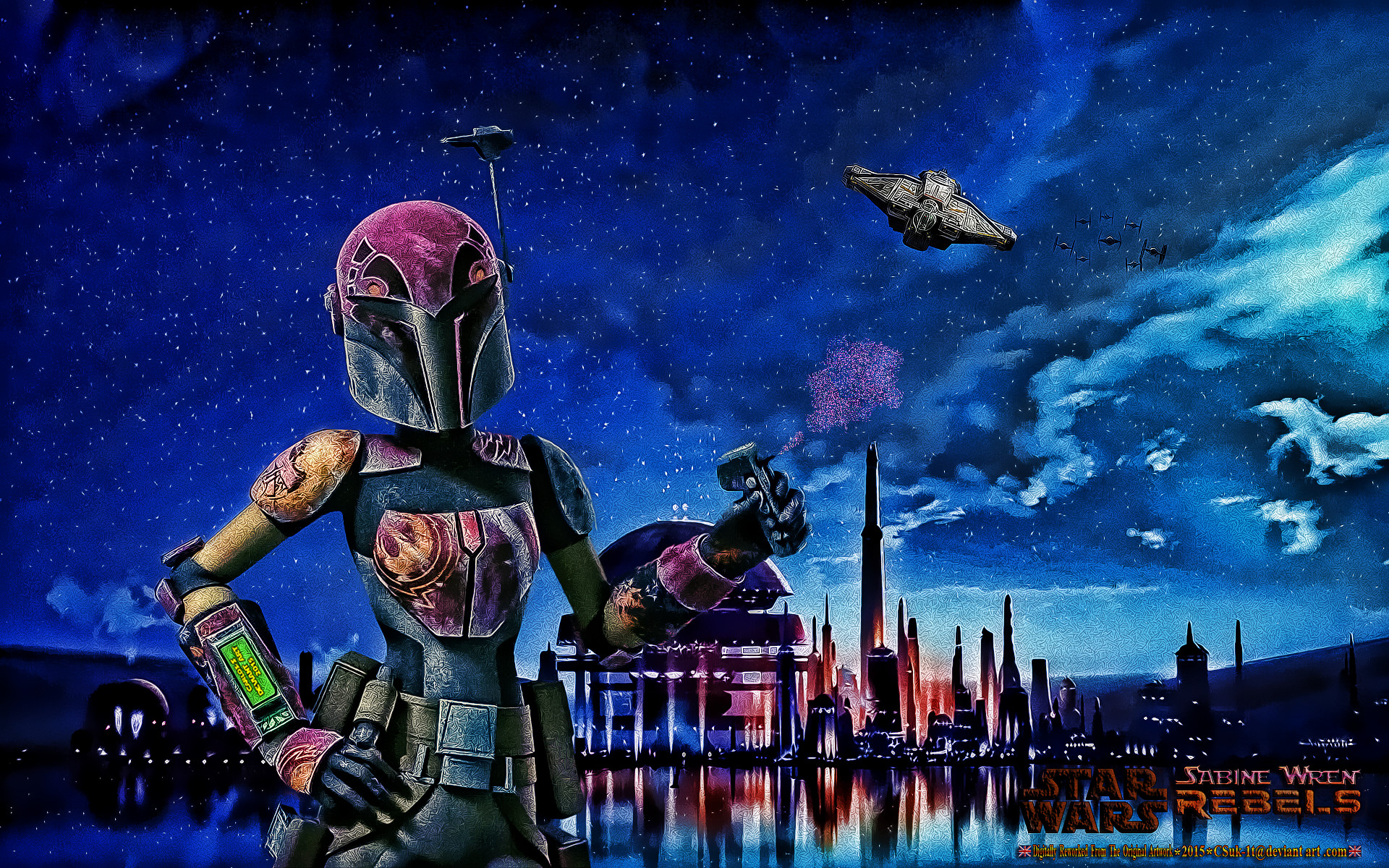 STAR WARS REBELS SABINE WREN by CSuk 1T