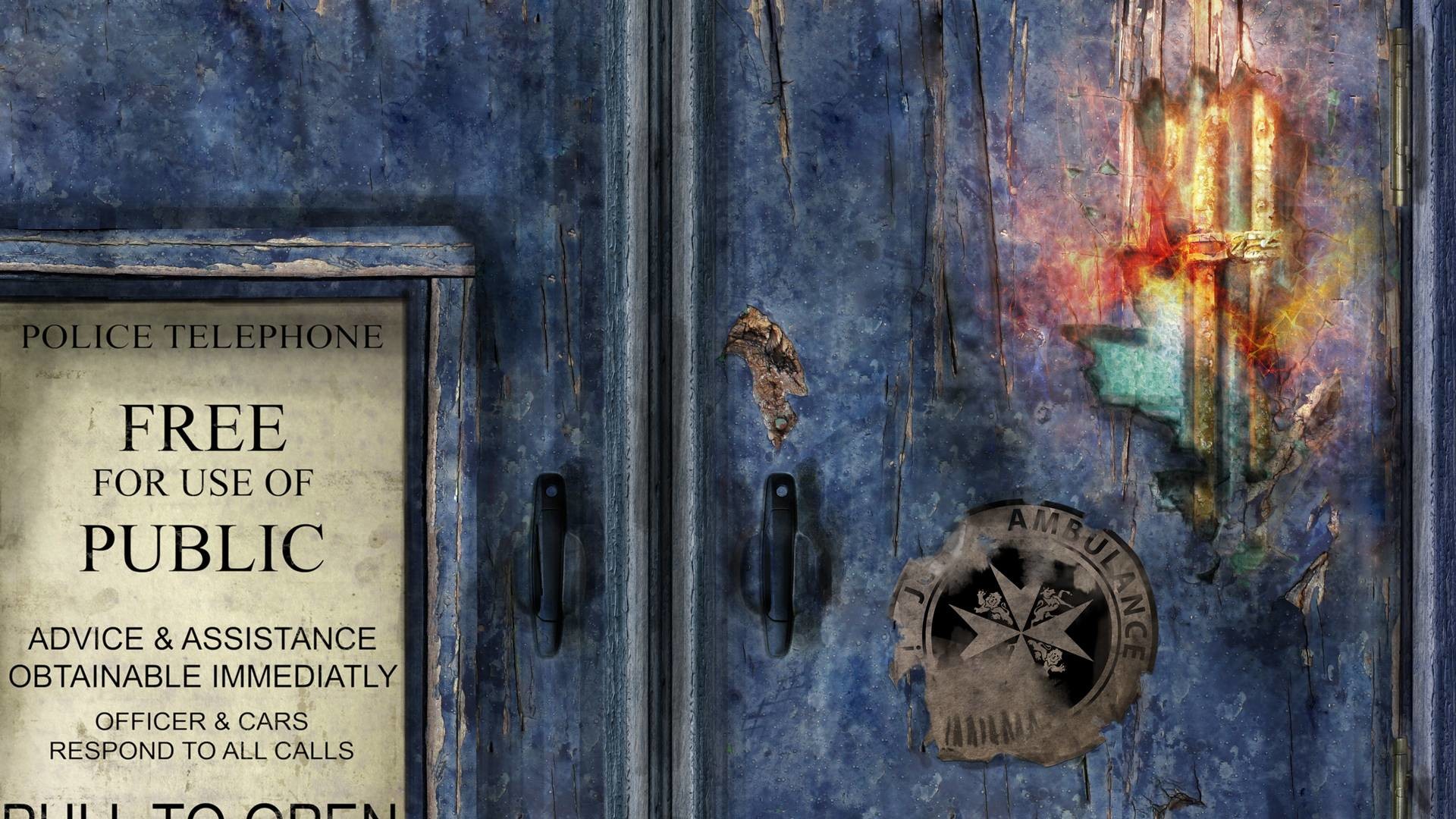 Broken Tardis Doors Doctor Who Tv Series hd wallpaper #