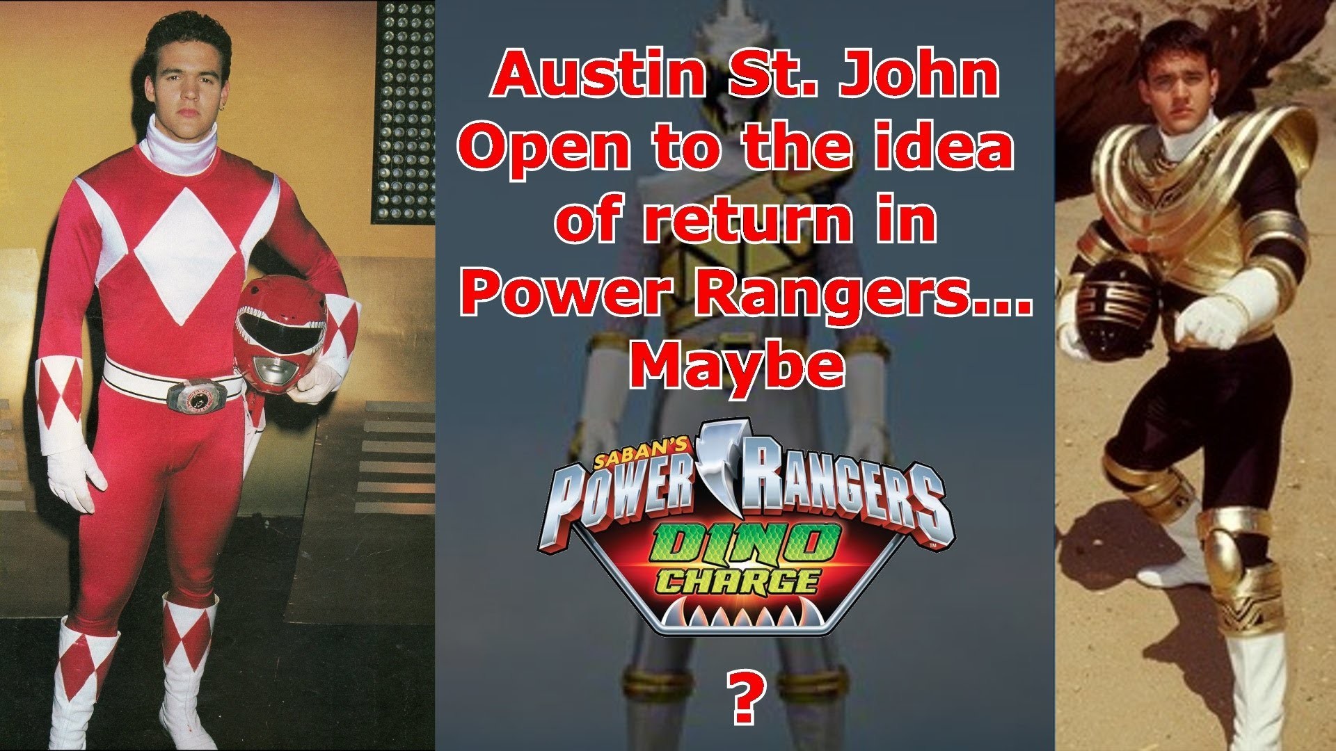 Austin St. John Open to the idea of return in Power Rangers Maybe Dino Charge – YouTube