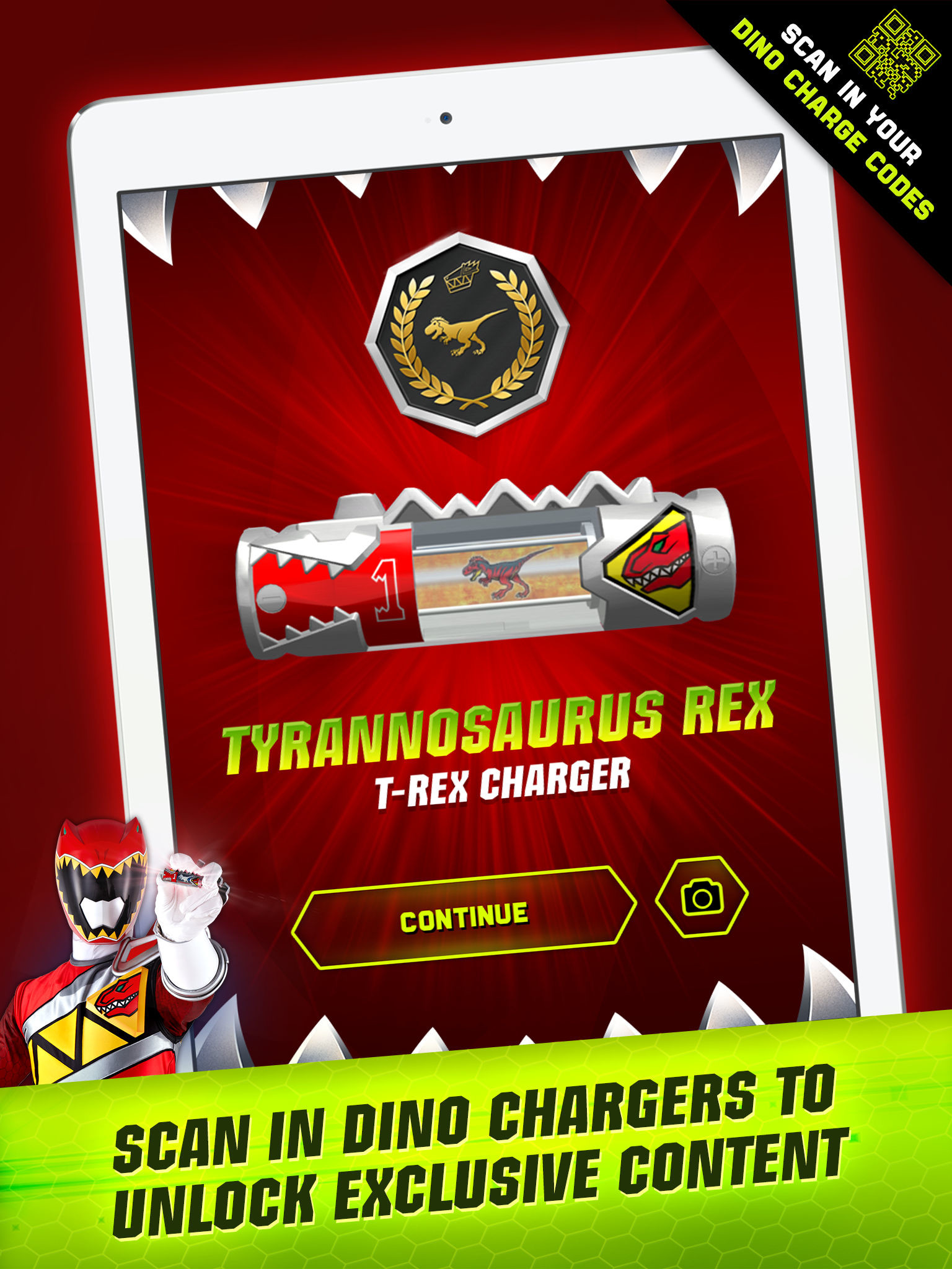 Unlock exclusive Power Rangers Dino Charge wallpapers. App Description