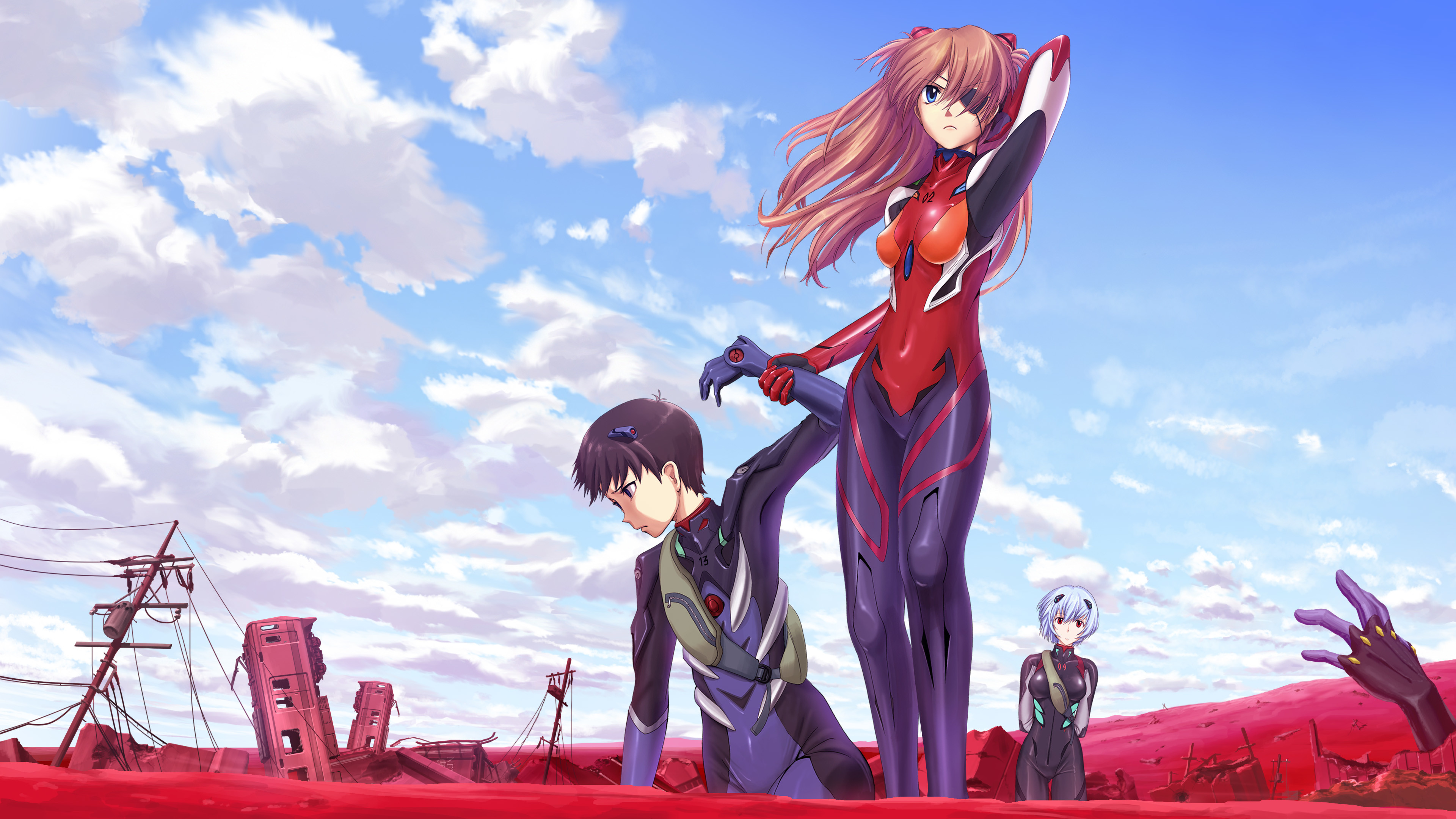 Neon Genesis Evangelion Rei Ayanami Asuka Langley