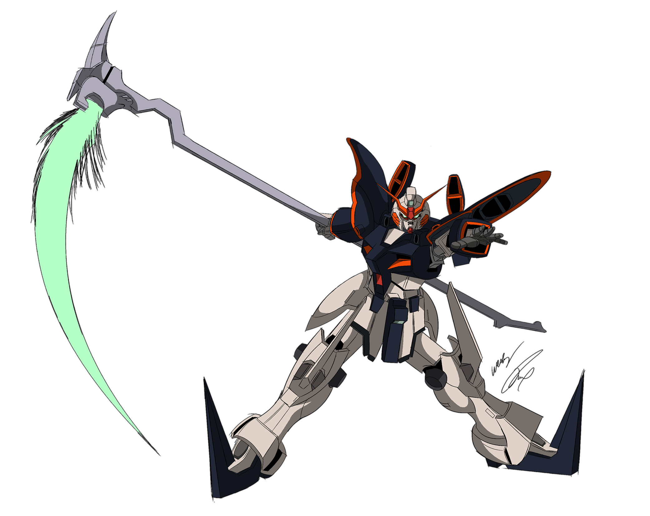 Gundam Deathscythe Color by GunZcon Gundam Deathscythe Color by GunZcon