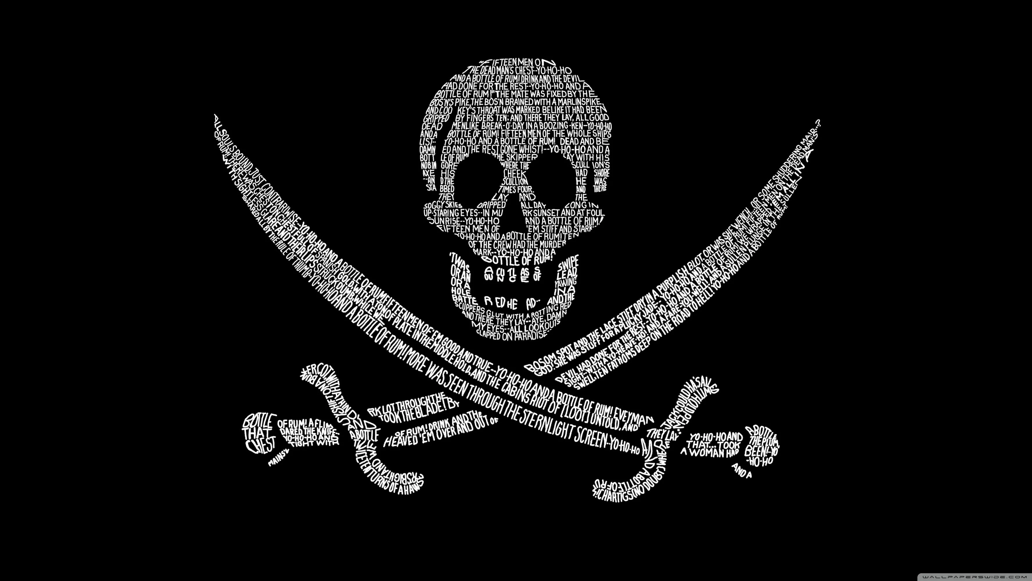 Pirates Flag HD Wide Wallpaper for Widescreen