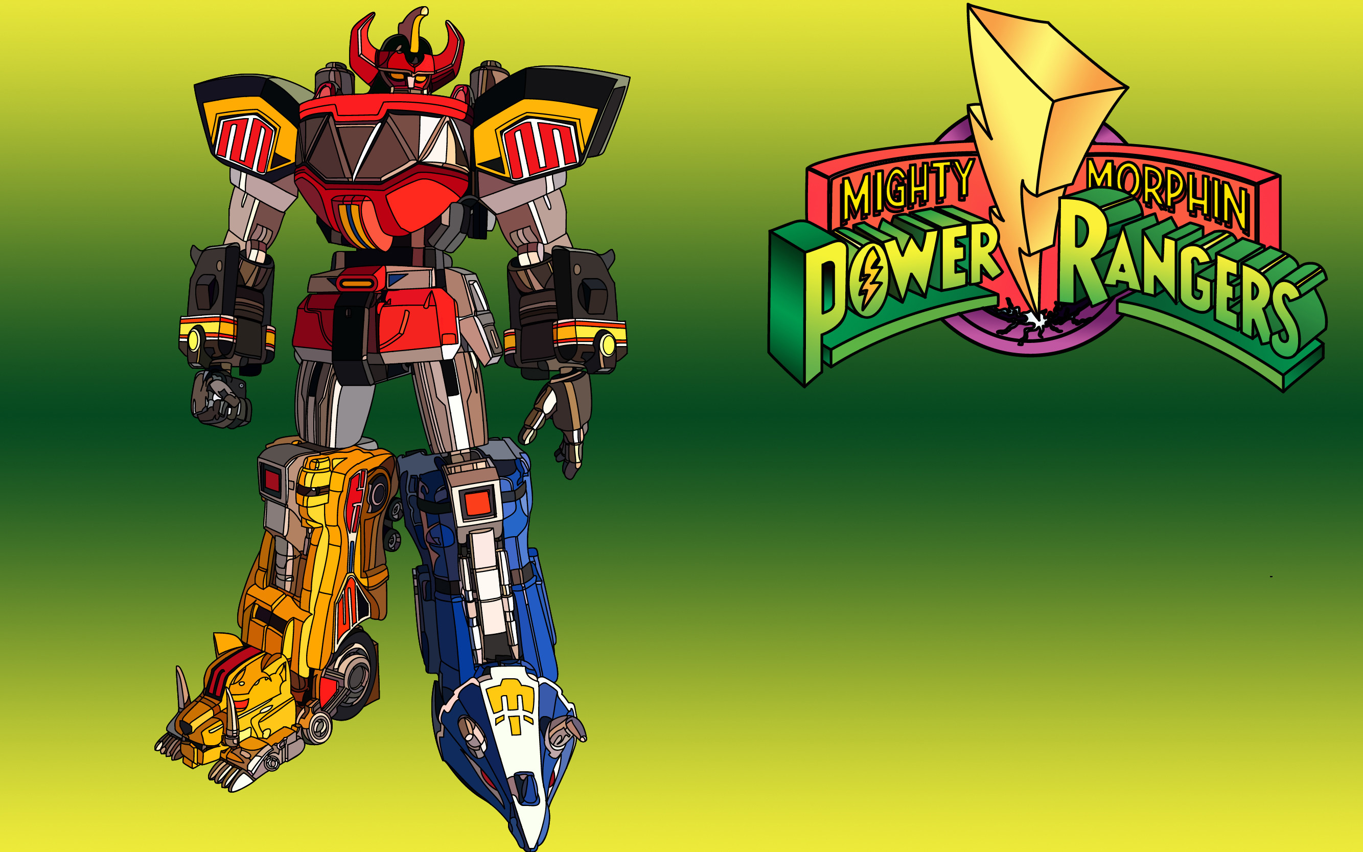 Mighty Morphin Power Rangers Megazord by LegendarySuperman Mighty Morphin Power Rangers Megazord by LegendarySuperman