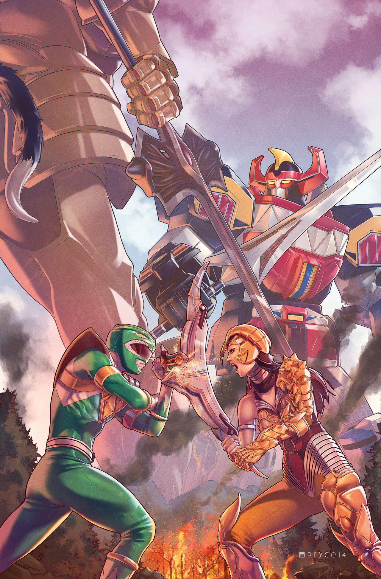 Mighty Morphin Power Rangers by Pryce14