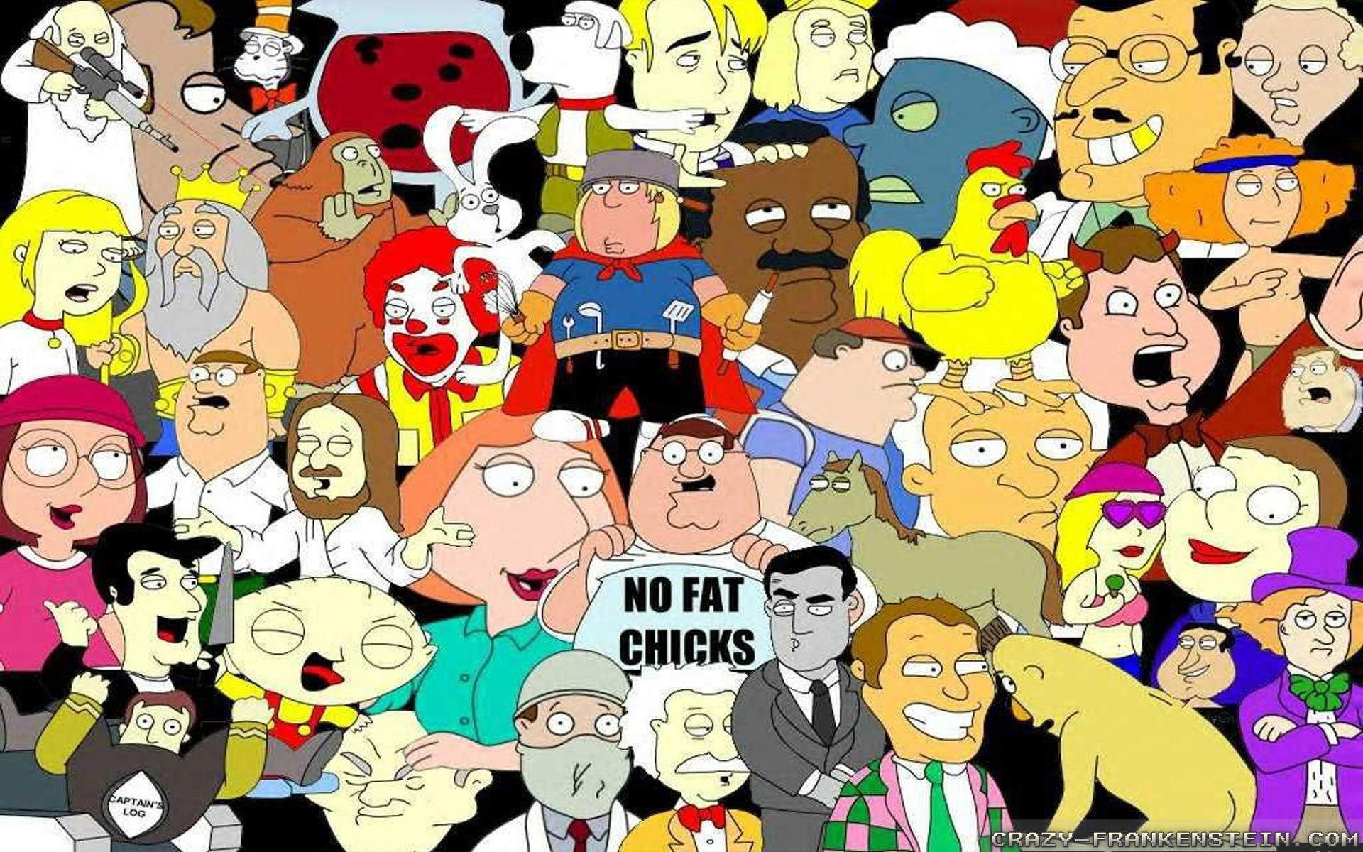 Wallpaper The Family Guy Resolution 1024×768 1280×1024 1600×1200. Widescreen Res 1440×900 1680×1050 1920×1200