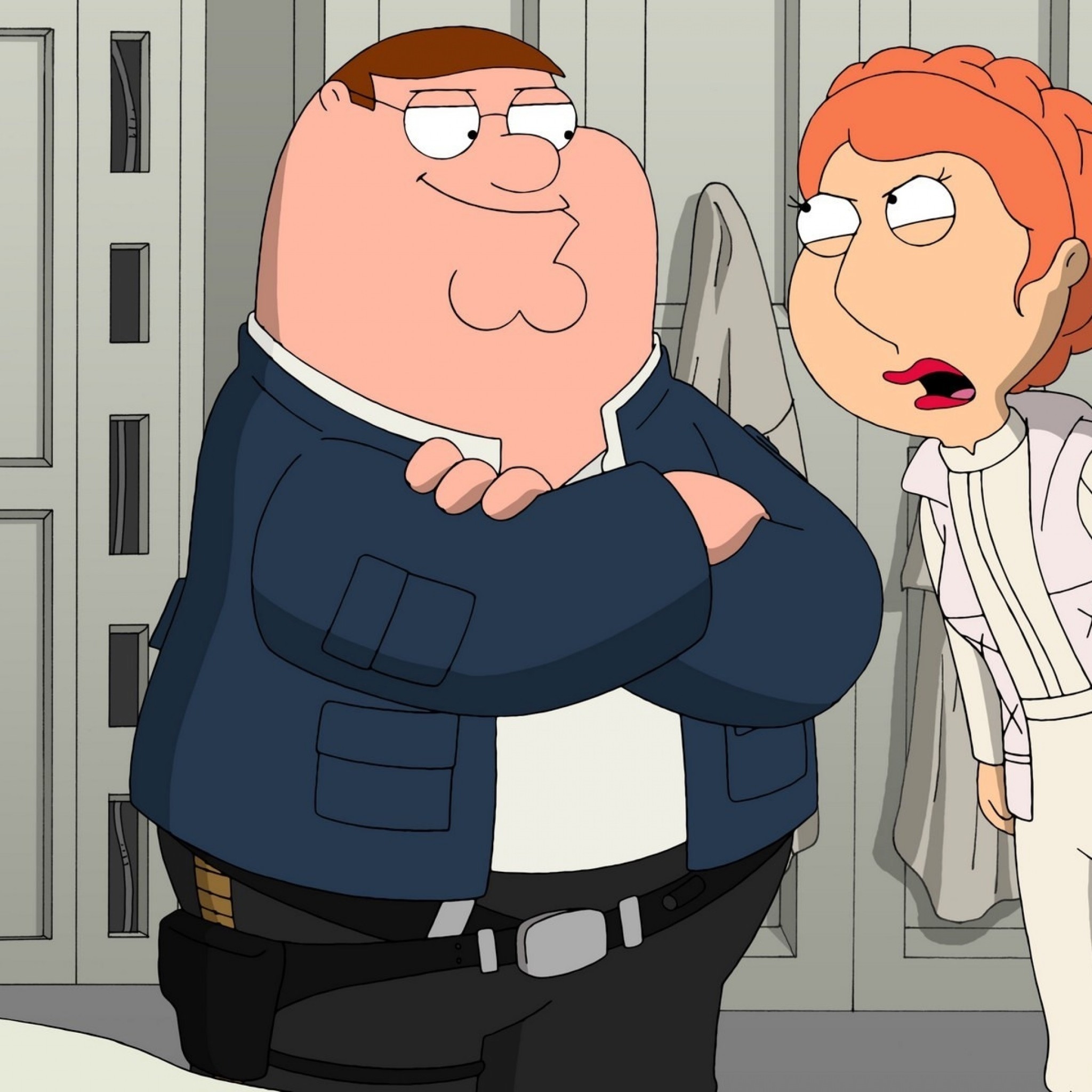 Preview wallpaper family guy, cartoon, heroes 2048×2048