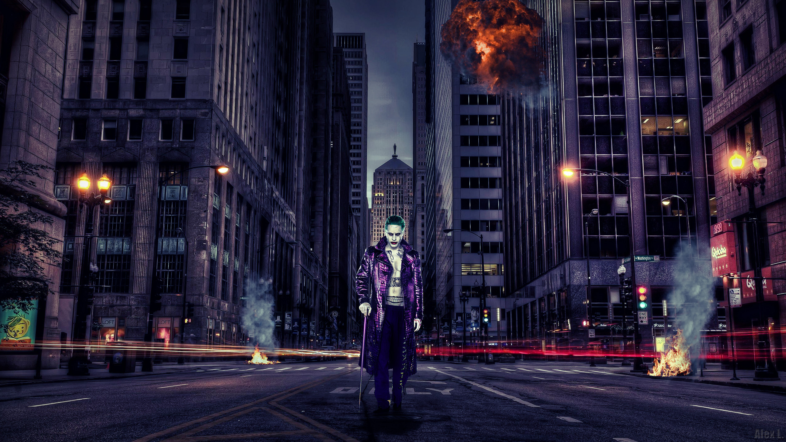 Suicide Squad Joker Wallpaper 2K by AlexLannister Suicide Squad Joker Wallpaper 2K by AlexLannister