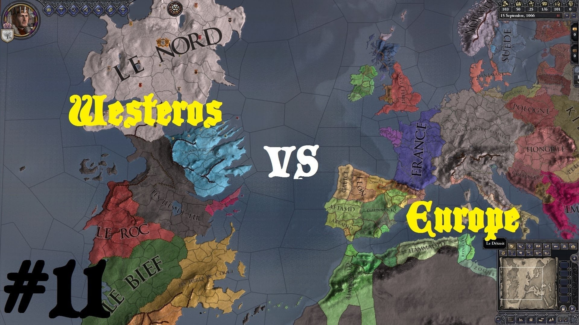 Crusader Kings 2 – Game of Thrones Westeros vs LEurope fin Par Uneuro – YouTube