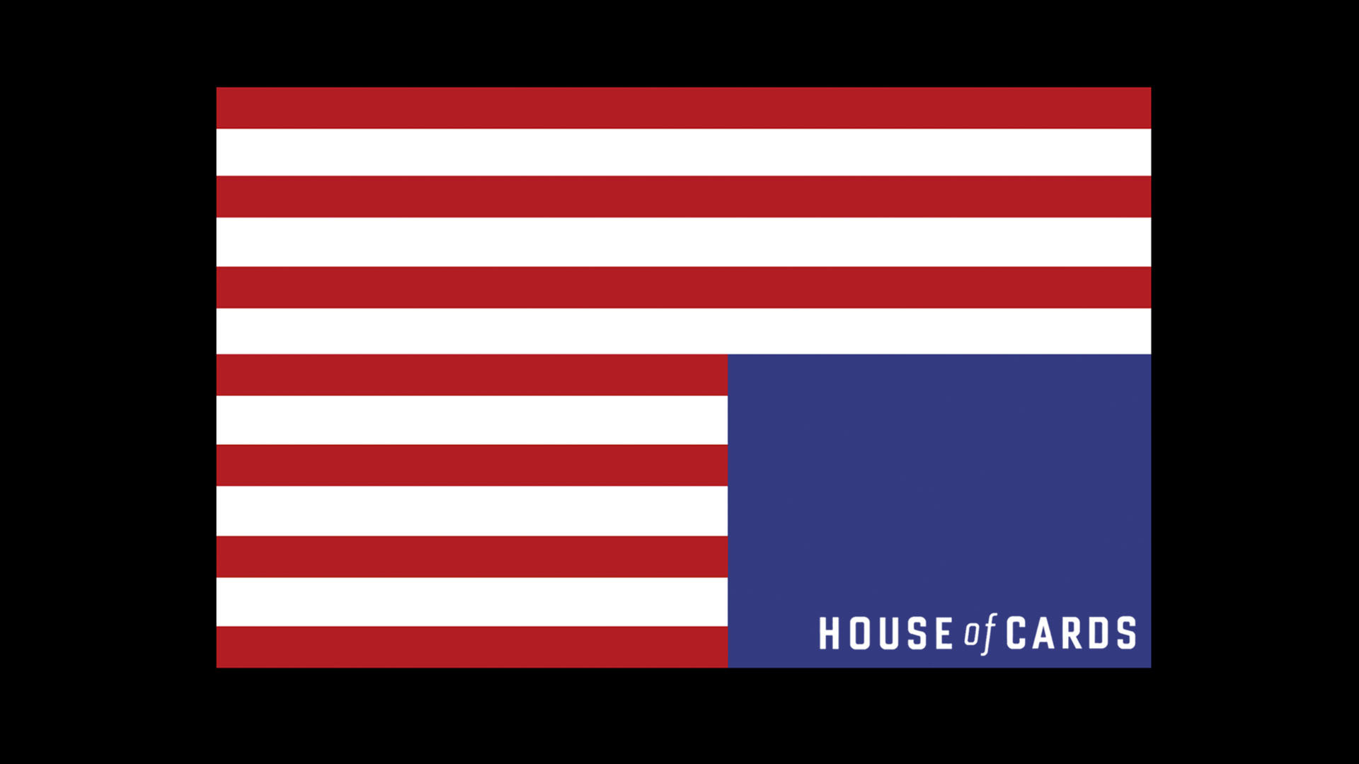 House of Cards Flag Logo wallpaper