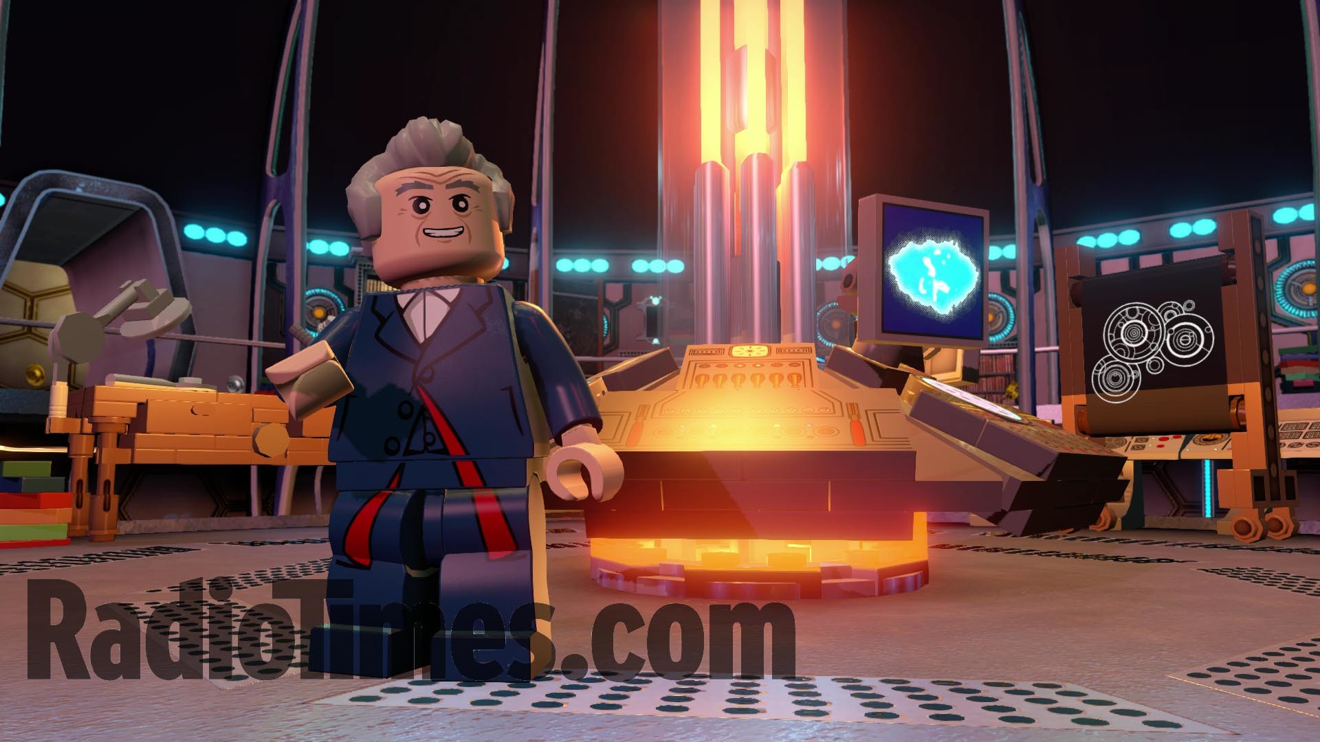 Doctor Who Lego Dimensions pack see every Tardis interior, from William Hartnell to David