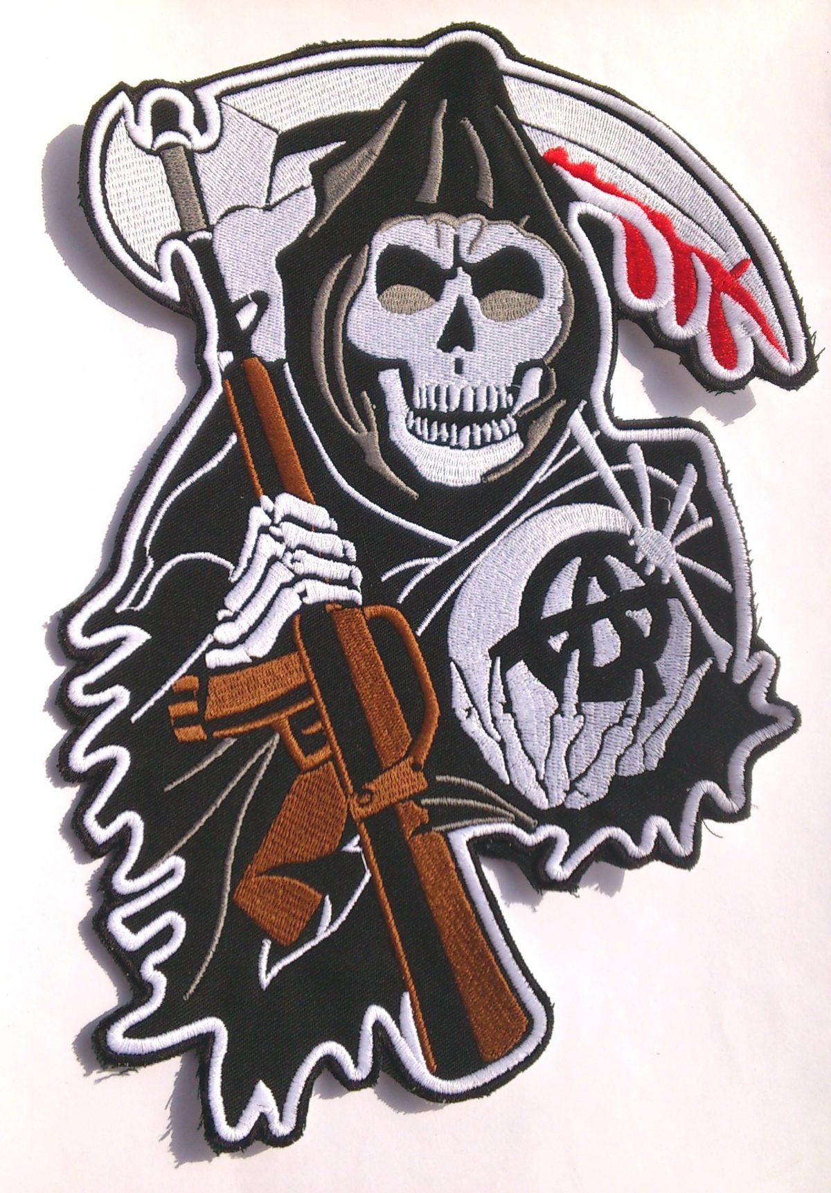 Sons Of Anarchy Patches Sons Of Anarchy Skull Center Backpatch Samcro