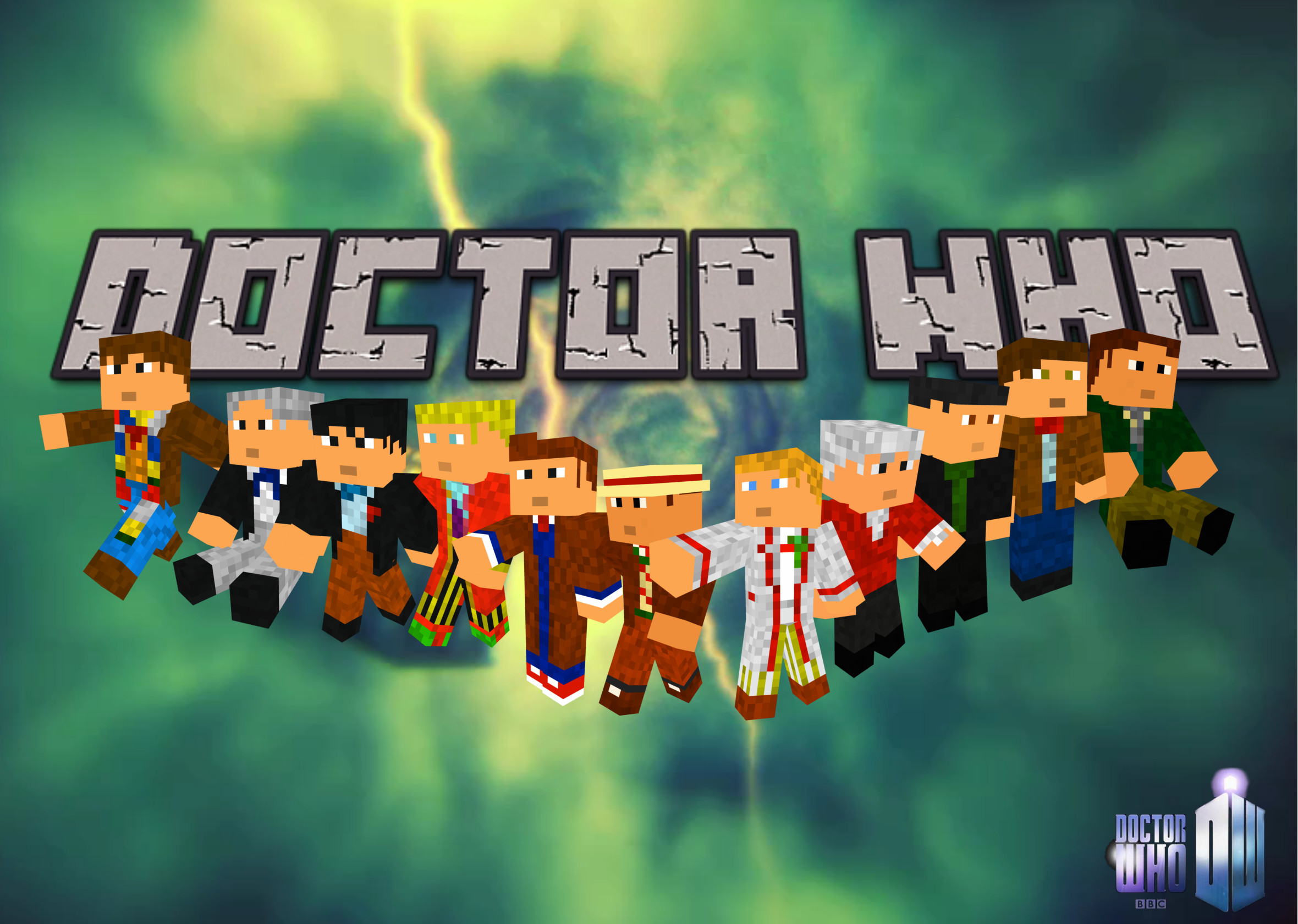 Doctor Who Minecraft Wallpaper by Captainpikachu Doctor Who Minecraft Wallpaper by Captainpikachu