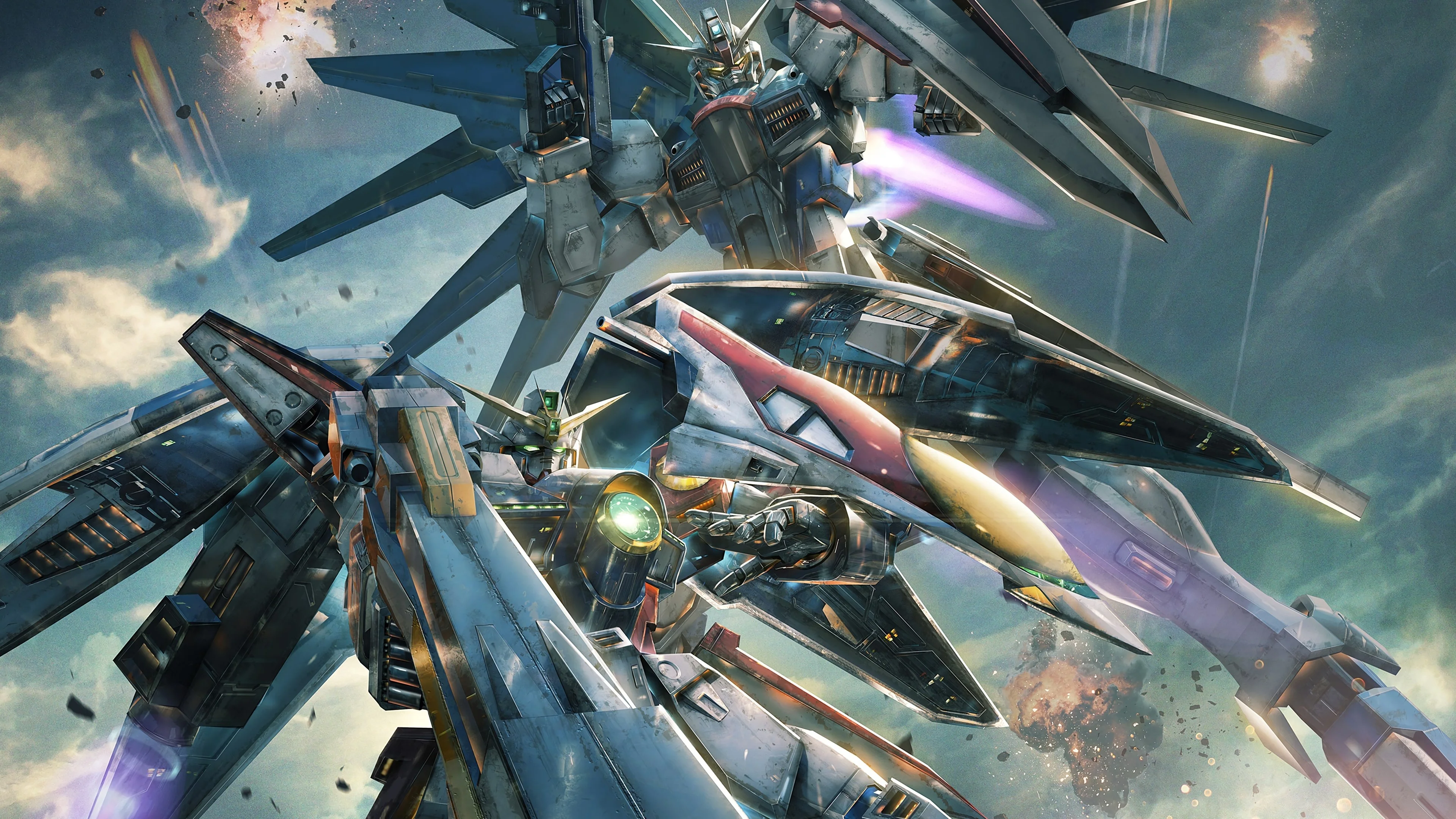 Cool Gundam Versus 4K PlayStation 4 PS4 Game wallpaper Check more at http