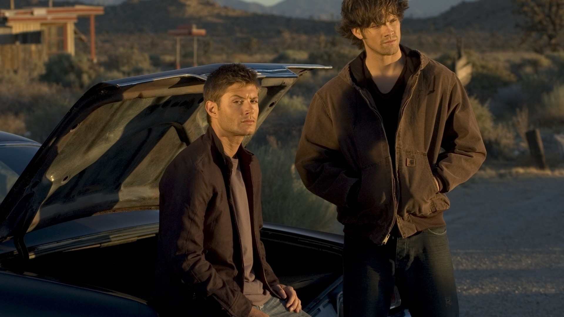 So young Dean and Sam Winchester Supernatural #spn #dean #sam #impala #