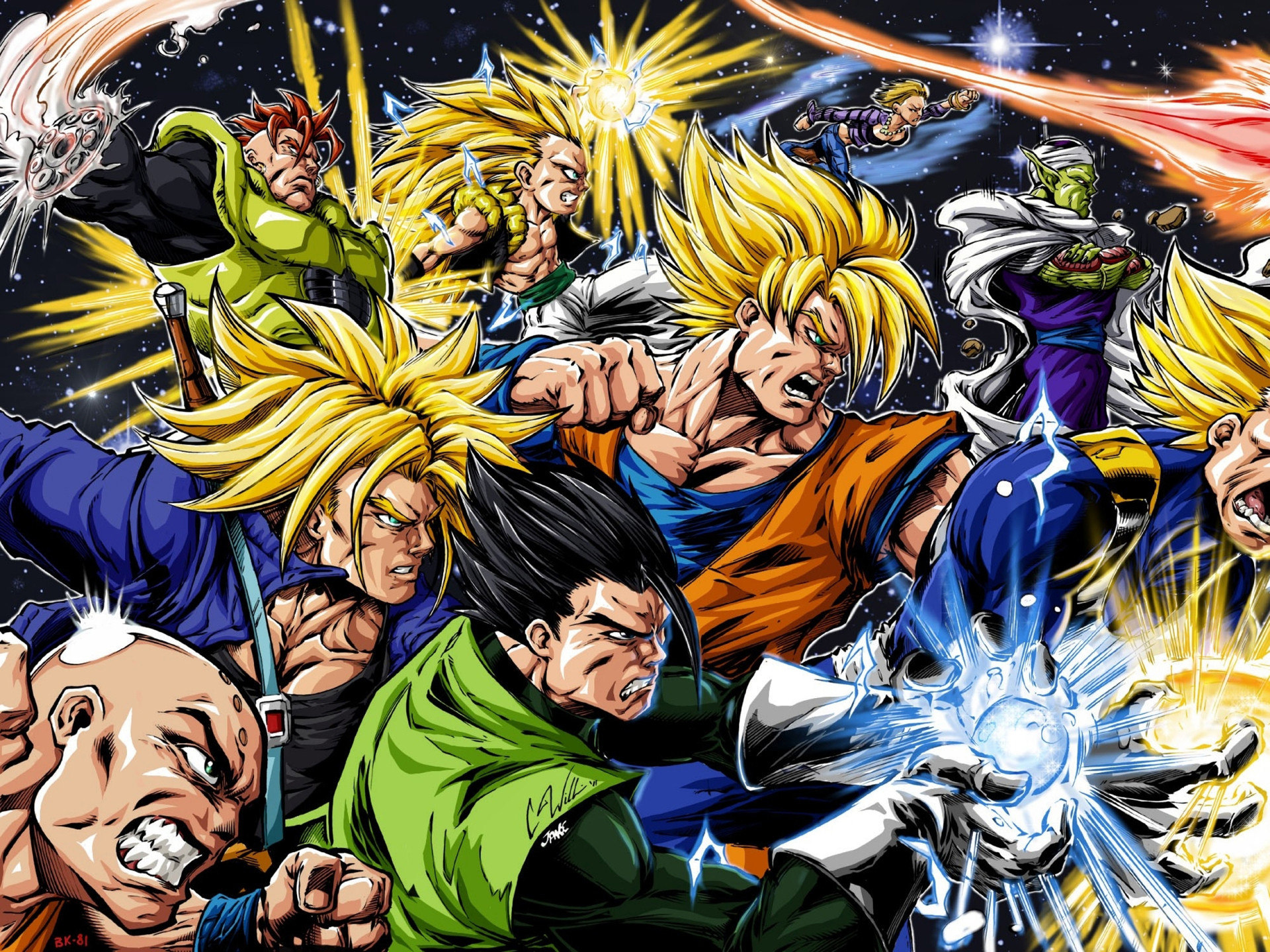 Dragon Ball Z All Characters wallpapers high resolution