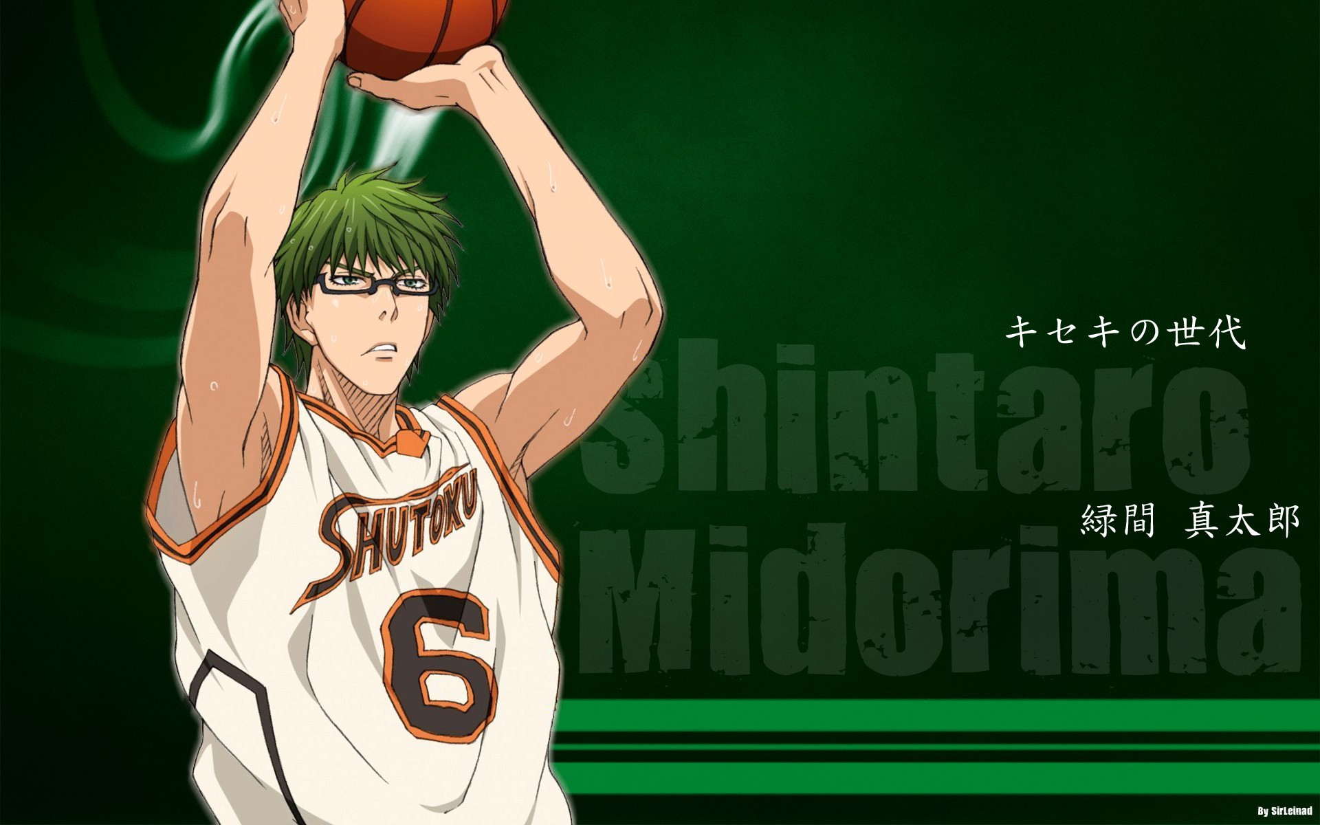 Anime Midorima Shintaro Kuroko no Basket basketball Kiseki no  Sedai anime boys