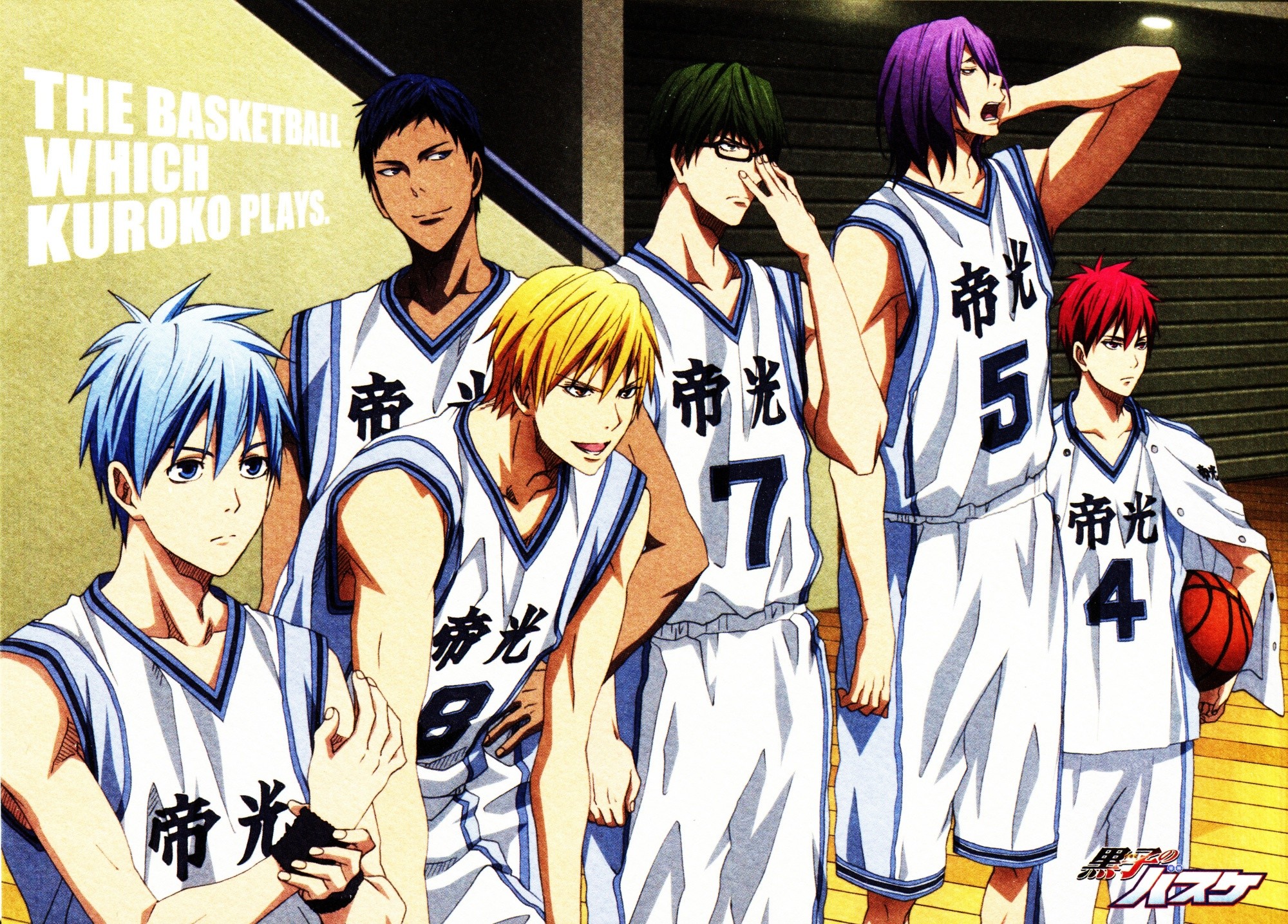 Kurokos Basketball Characters 13 Wide Wallpaper. Kurokos Basketball Characters 13 Wide Wallpaper