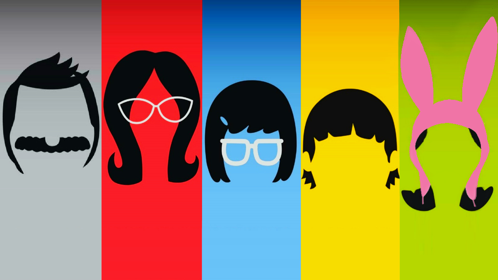 Bobs Burgers minimal wallpaper, 1080pink