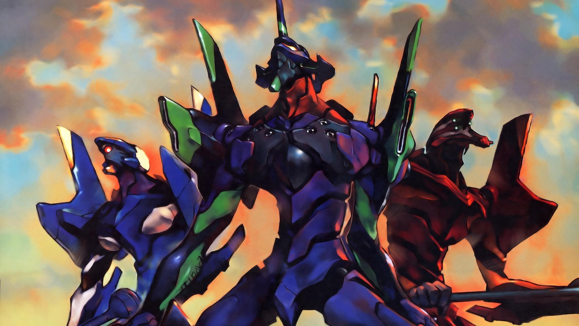 Evangelion unit 01 neon genesis evangelion anime hd