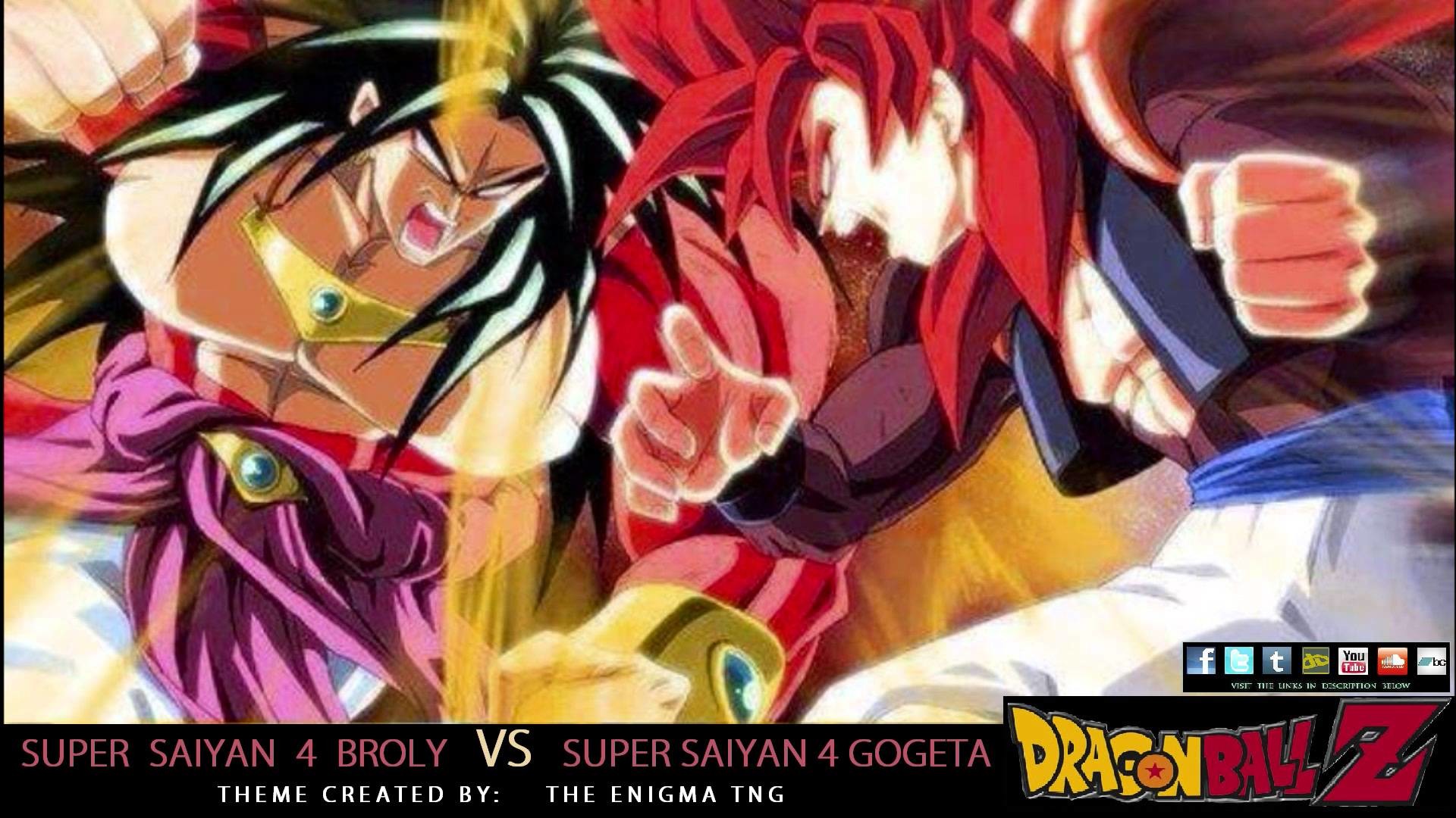 Dragon Ball Z – SS4 Broly VS SS4 Gogeta Theme The Enigma TNG – YouTube