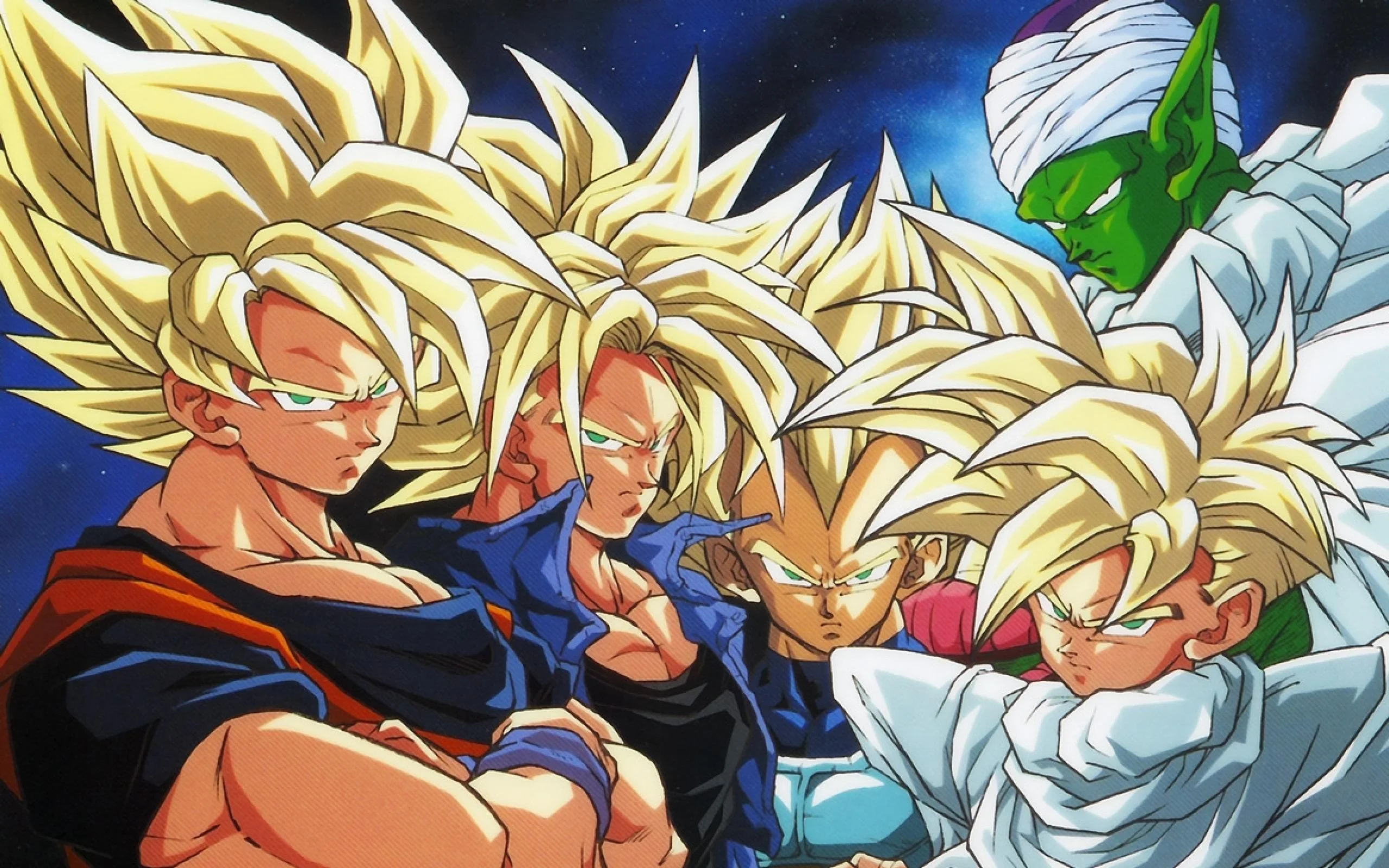 Vegeta Son Goku Trunks Son Gohan Piccolo Dragon