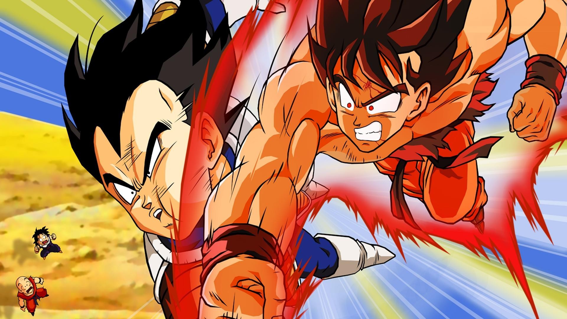 Dragon Ball Z Goku VS Vegeta Fighting wallpapers and Goku VS Vegeta Fighting backgrounds for your computer desktop. Find Goku VS Vegeta Fighting pictures