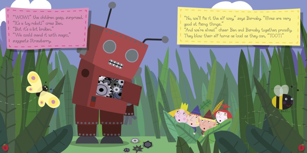 Ben and Hollys Little Kingdom The Toy Robot Storybook Ben Hollys Little