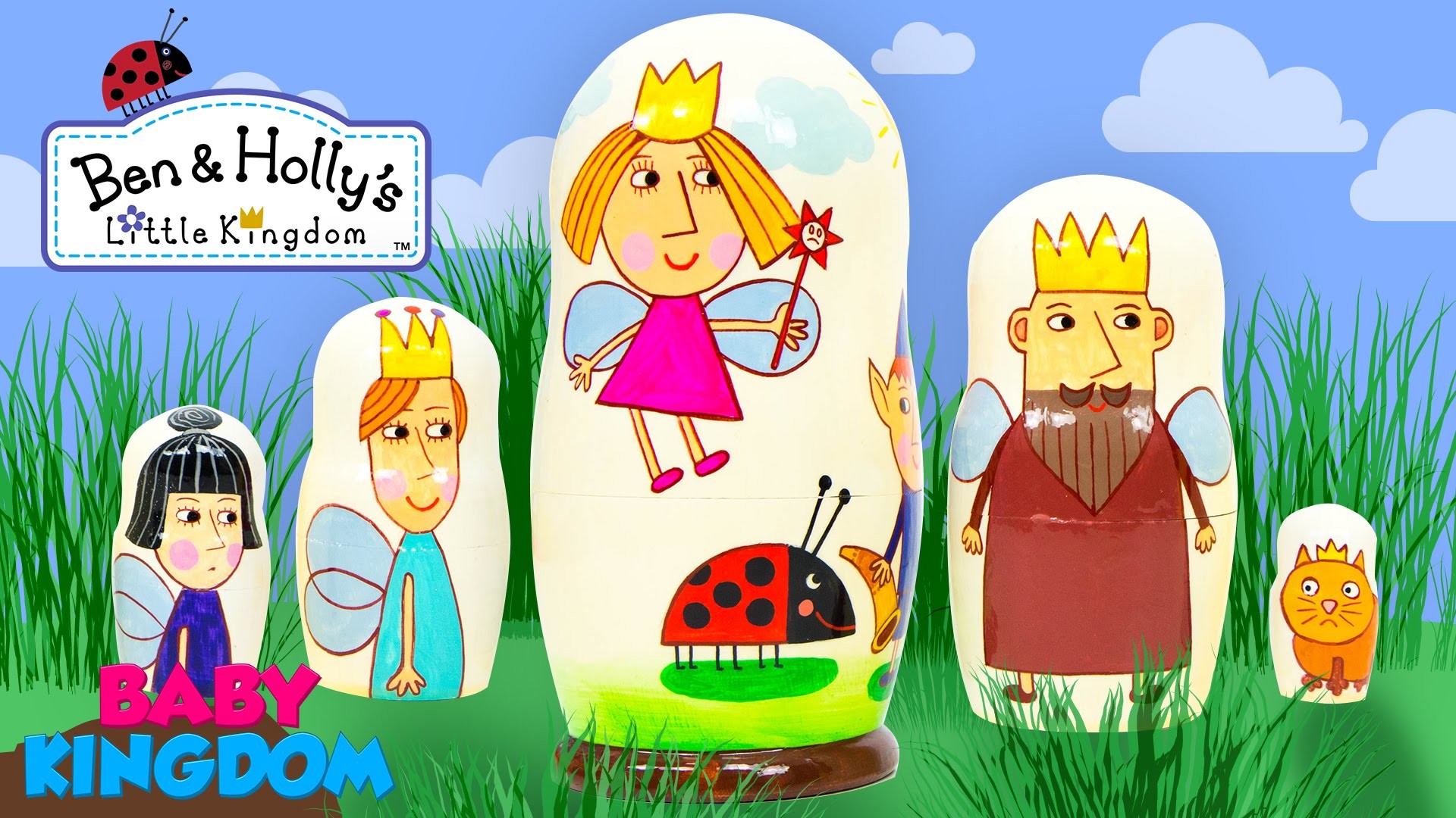 Ben and Holly's Little Kingdom Nesting Dolls Stacking Cups Toy Surprises  Toddlers Baby Preschool