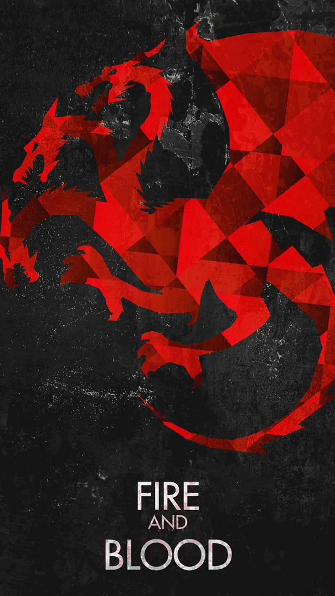 Fire And Blood Game Of Thrones House Targaryen Dragons Android Wallpaper
