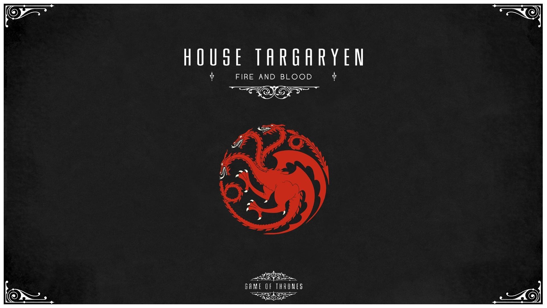 Wallpaper Game of Thrones House Targaryen