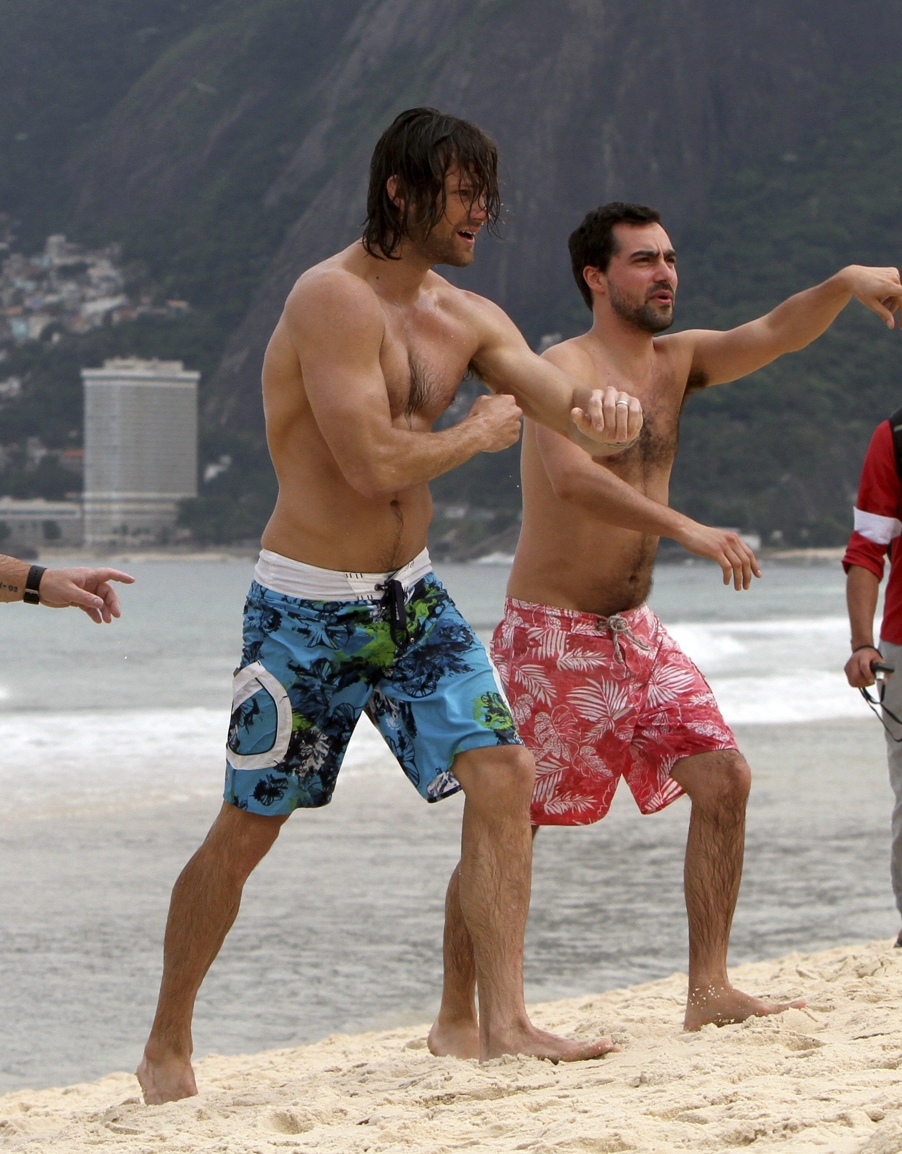 Shirtless at the beach in Rio De Janeiro. HD Wallpaper and background photos of Jared for fans of jared padalecki and jensen ackles images