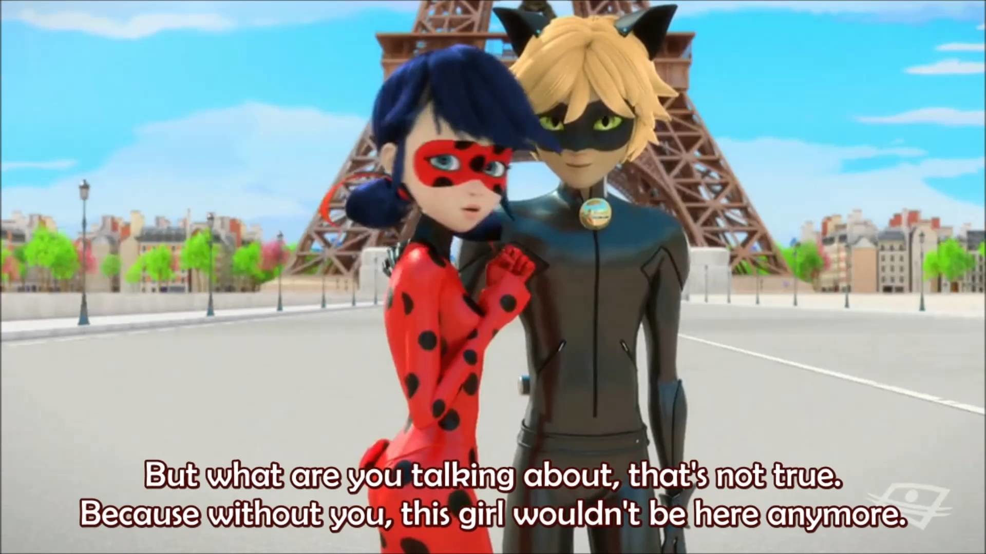 CHAT NOIR COMFORTS LADYBUG FOR THE FIRST TIME