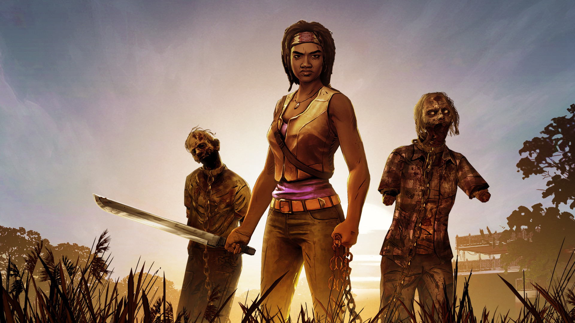 Wallpaper The walking dead, Michonne, A telltale games mini series